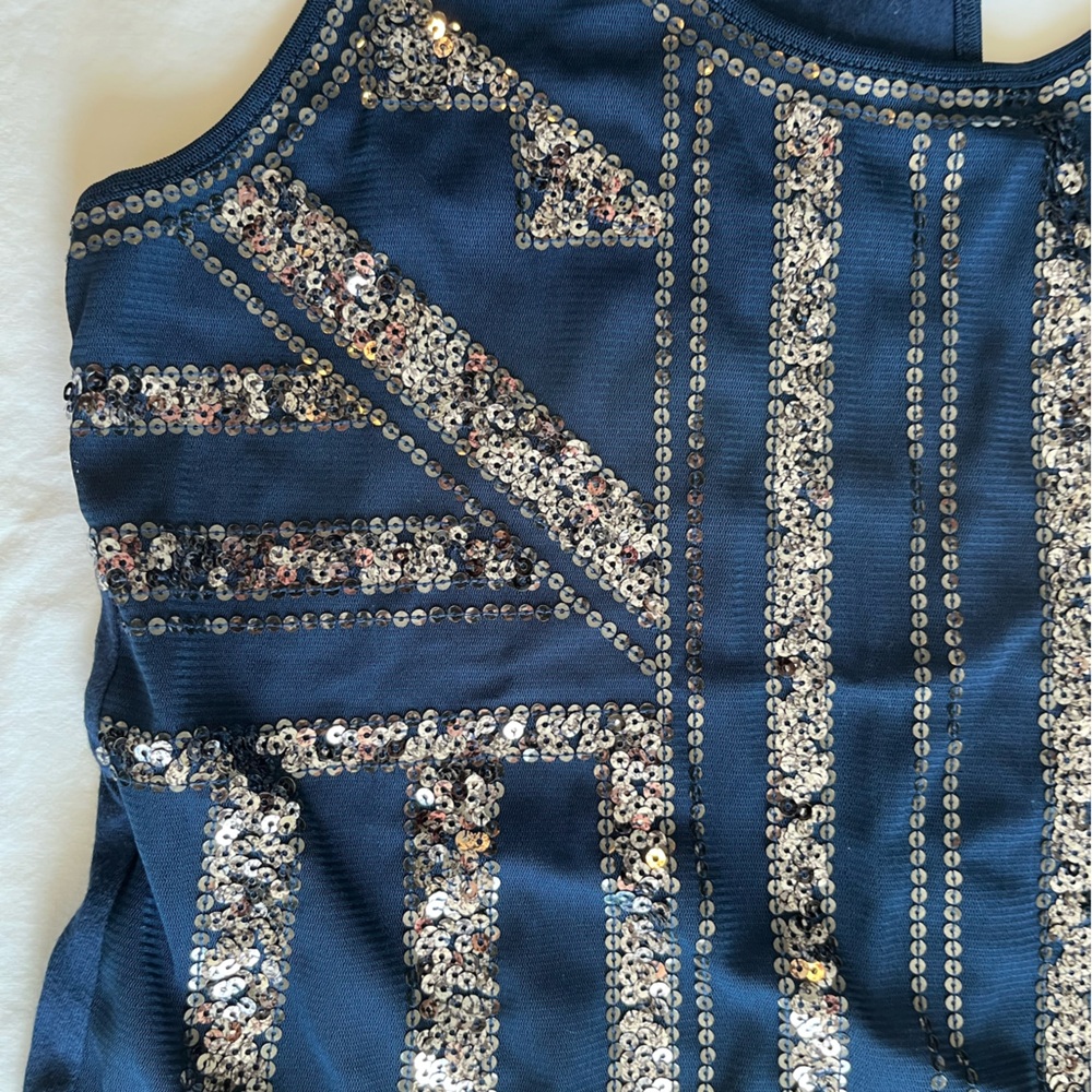 Express Deep Blue Knit Tank